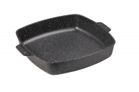 Противень 280х280мм литые ручки без крышки гранит Горница(42)