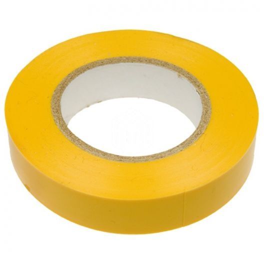 Изолента ПВХ 15ммх20м желтая Klebebander