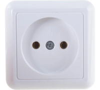Розетка откр.установки 1-мест б/з крем Оптима Кунцево-Электро---
