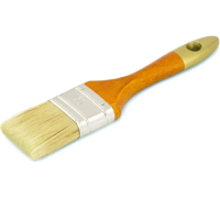 Кисть плоская 50х 9мм деревянная ручка смешанный ворс Color Expert