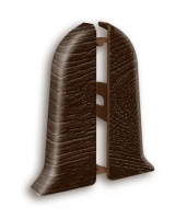 Плинтус Идеал 3Д 55 Классик 303  заглушка венге темный