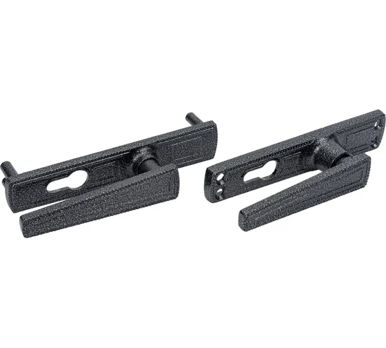 Замок врезной 13см с руч. серебро язычок 3В4-3.01 Зенит