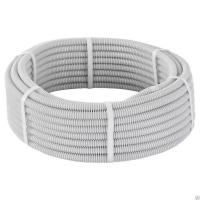 Труба гофрированная 16 ПВХ серая IEK(50м)