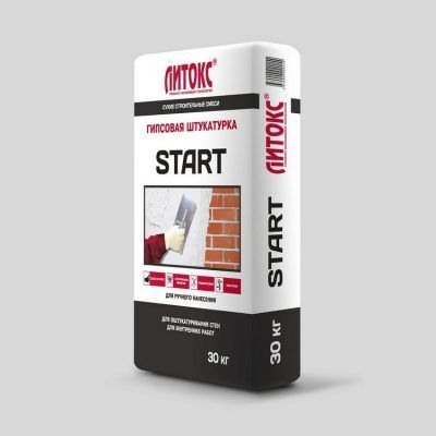 Штукатурка гипсовая 30кг Start Литокс