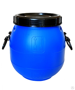 Бочка   30л пластмассовая синяя Беларусь