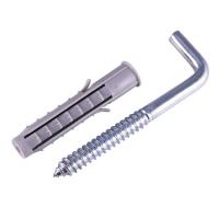 Дюбель с прямым крюком 10х 60  2шт