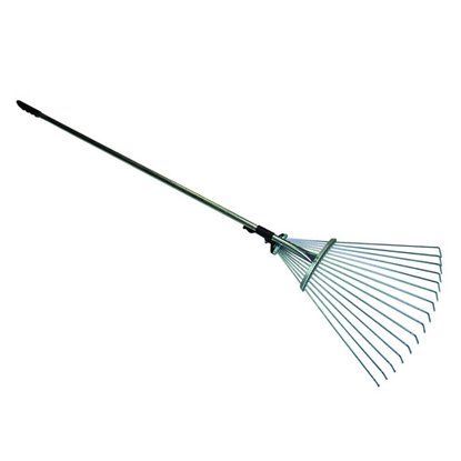 Грабли веерные 15зубьев раздвижные с черенком