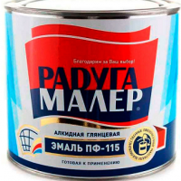 Эмаль ПФ-115 голубая 0,4кг Радуга
