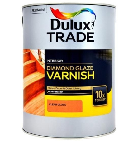 Лак паркетный акриловый 1,0л глнц Diamond Glaze Dulux 10%