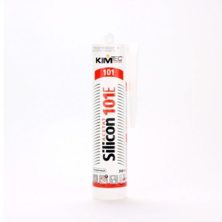 Герметик силиконовый универсальный 280мл белый 101Е Kimtec