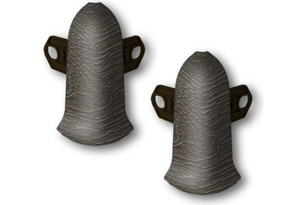 Плинтус Идеал 3Д 55 Классик 303  угол наружний венге темный