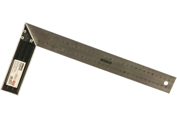 Угольник столярный 350мм Профи Biber