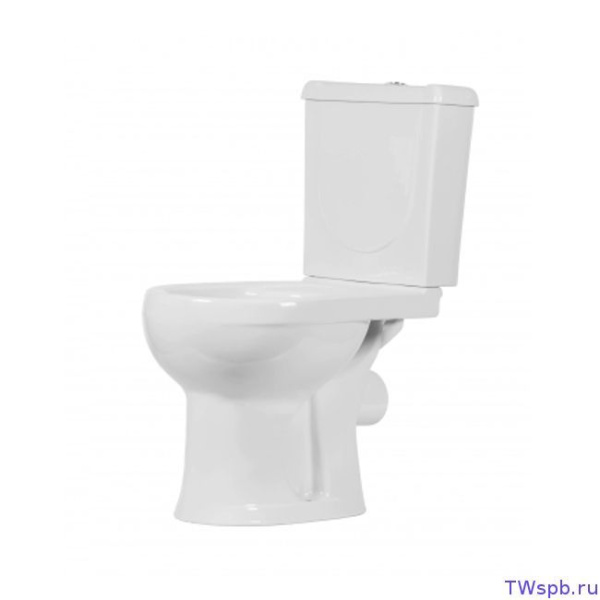 Унитаз - компакт Ирида с сиденьем и арматурой нижний подвод Оскольская керамика (3) ---