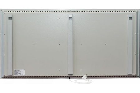 Обогреватель 0,8кВт 1200х600х60мм керамический настенный серый матовый Nikapanels(16)