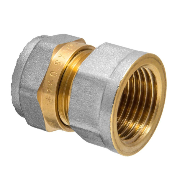 Муфта м/п 20х1/2 ц/м Valtek