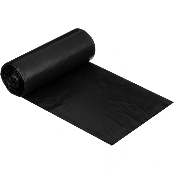 Мешки д/мусора 120л/10шт 45мкм ПНД черные Staler(18)