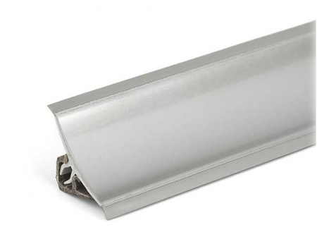 Плинтус для столешницы 3,0м металлик серебристый Идеал